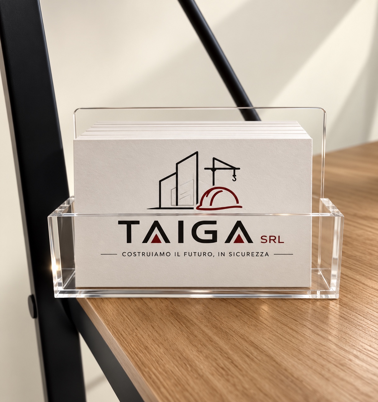 Biglietto da visita originale TAIGA S.R.L.